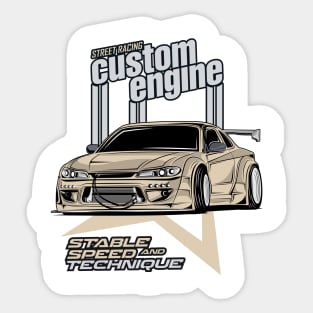 Nissan Silvia S15 Custom Engine Sticker